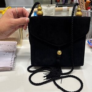 Elegant Black and Gold Women's Bag